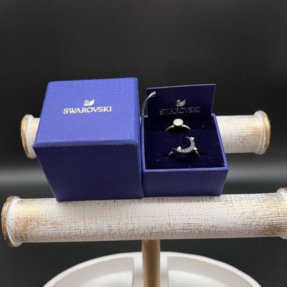 Swarovski Silver and Gold Women's Jewelry Set